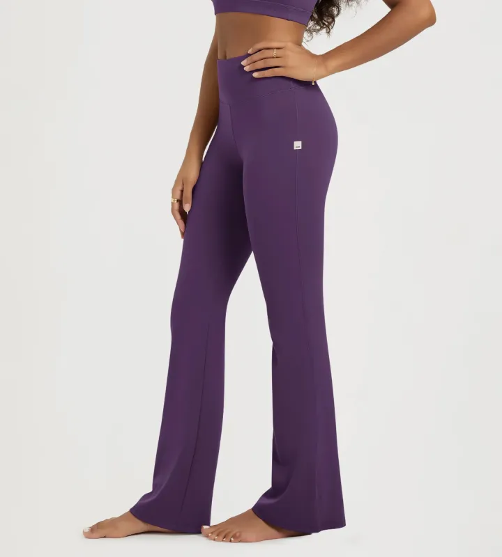 29" High Waist Flared Yoga Pants with Inner Pocket sold by Ododos