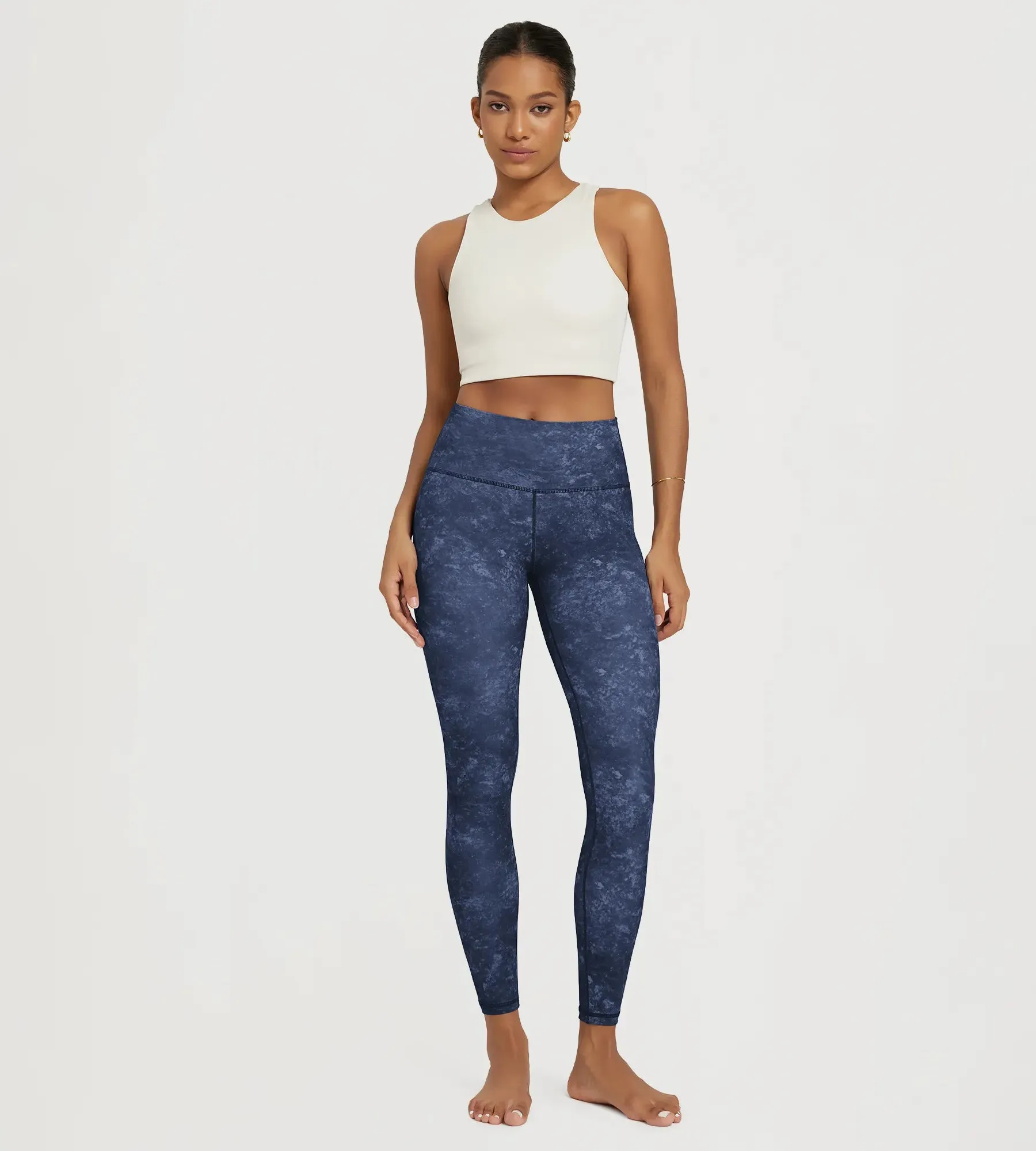 25" Buttery Soft Lounge High Waist Yoga Pattern Leggings sold by Ododos product image thumbnail 3