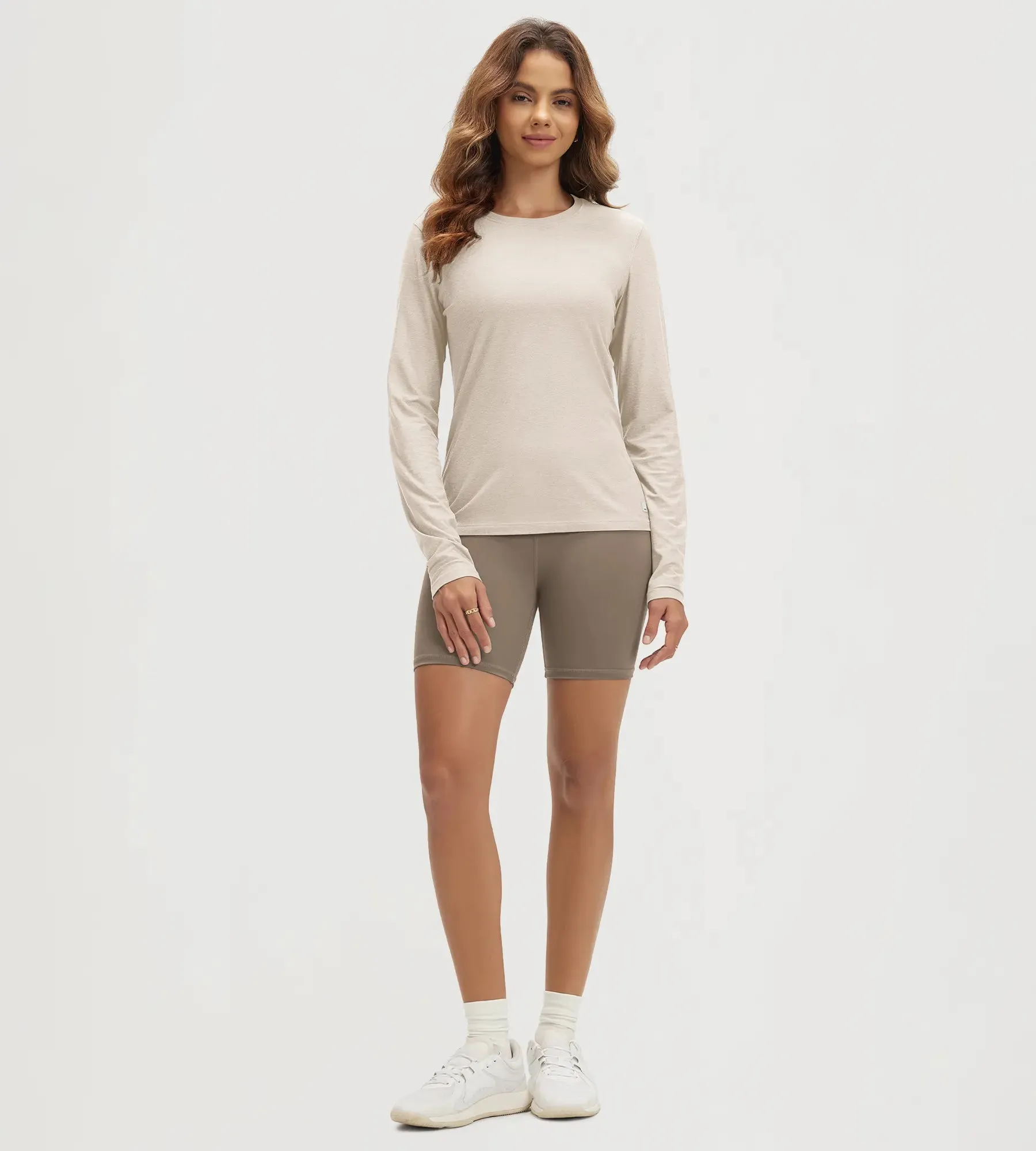 ODODOS Stratum Women's Breathable Crew Neck Long Sleeve sold by Ododos product image thumbnail 2