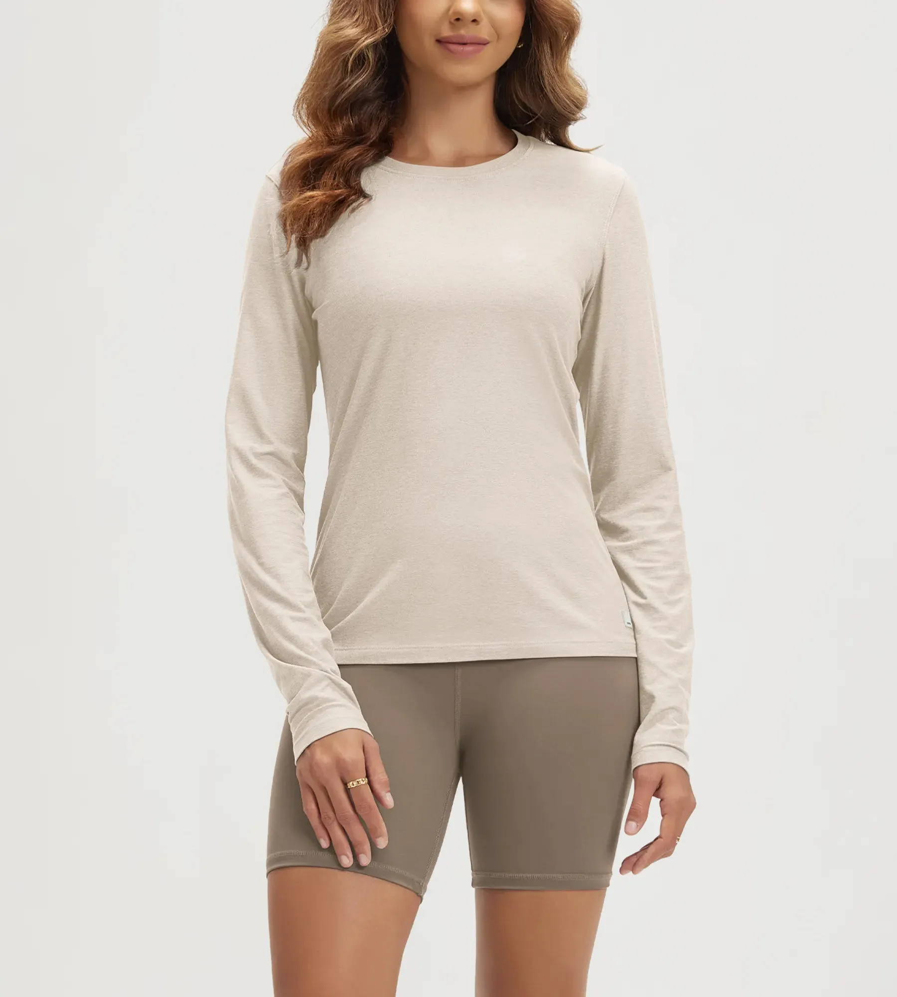 ODODOS Stratum Women's Breathable Crew Neck Long Sleeve sold by Ododos