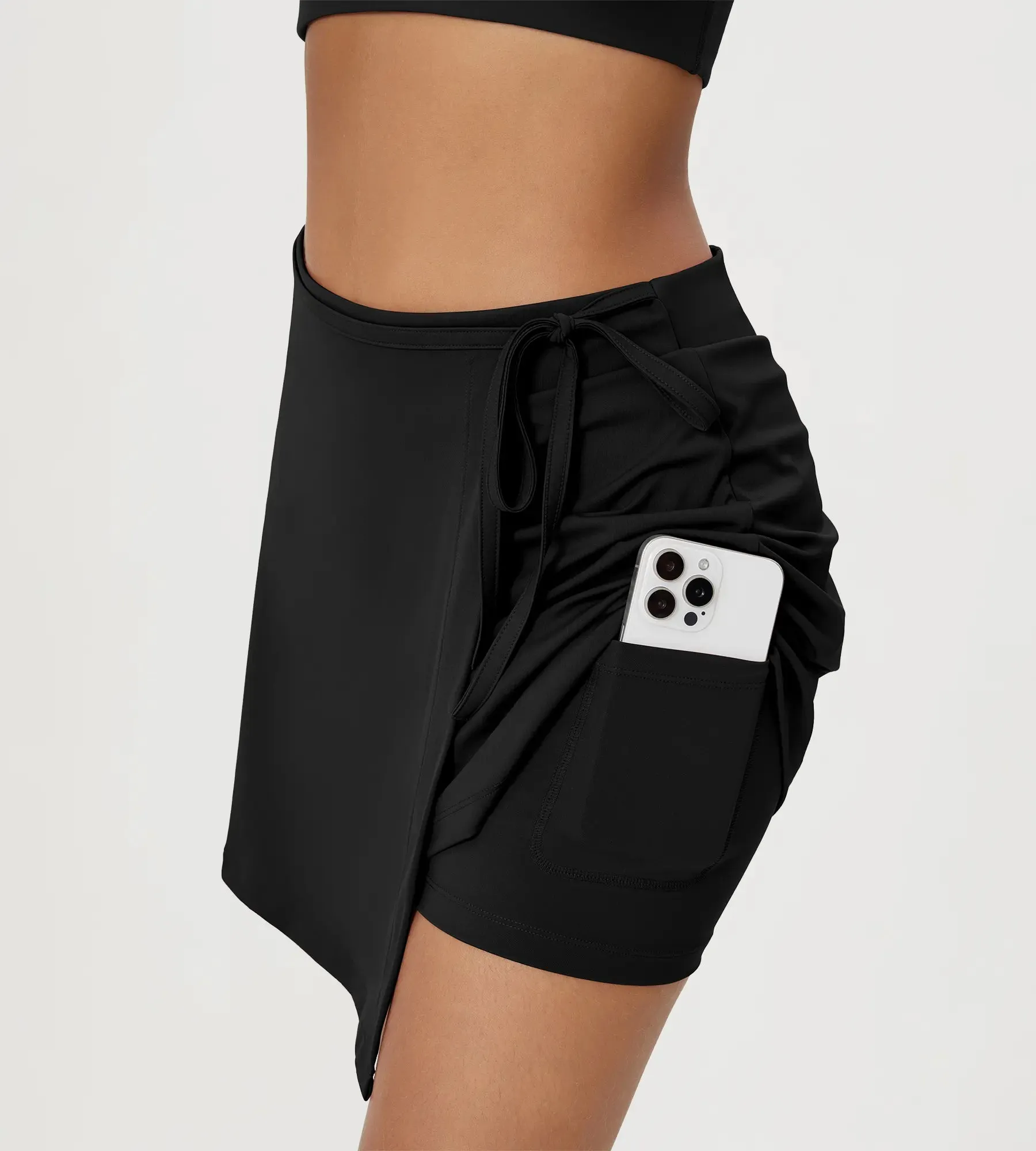 ODODOS Wrap Skorts Built-in Shorts with Pockets sold by Ododos product image thumbnail 5