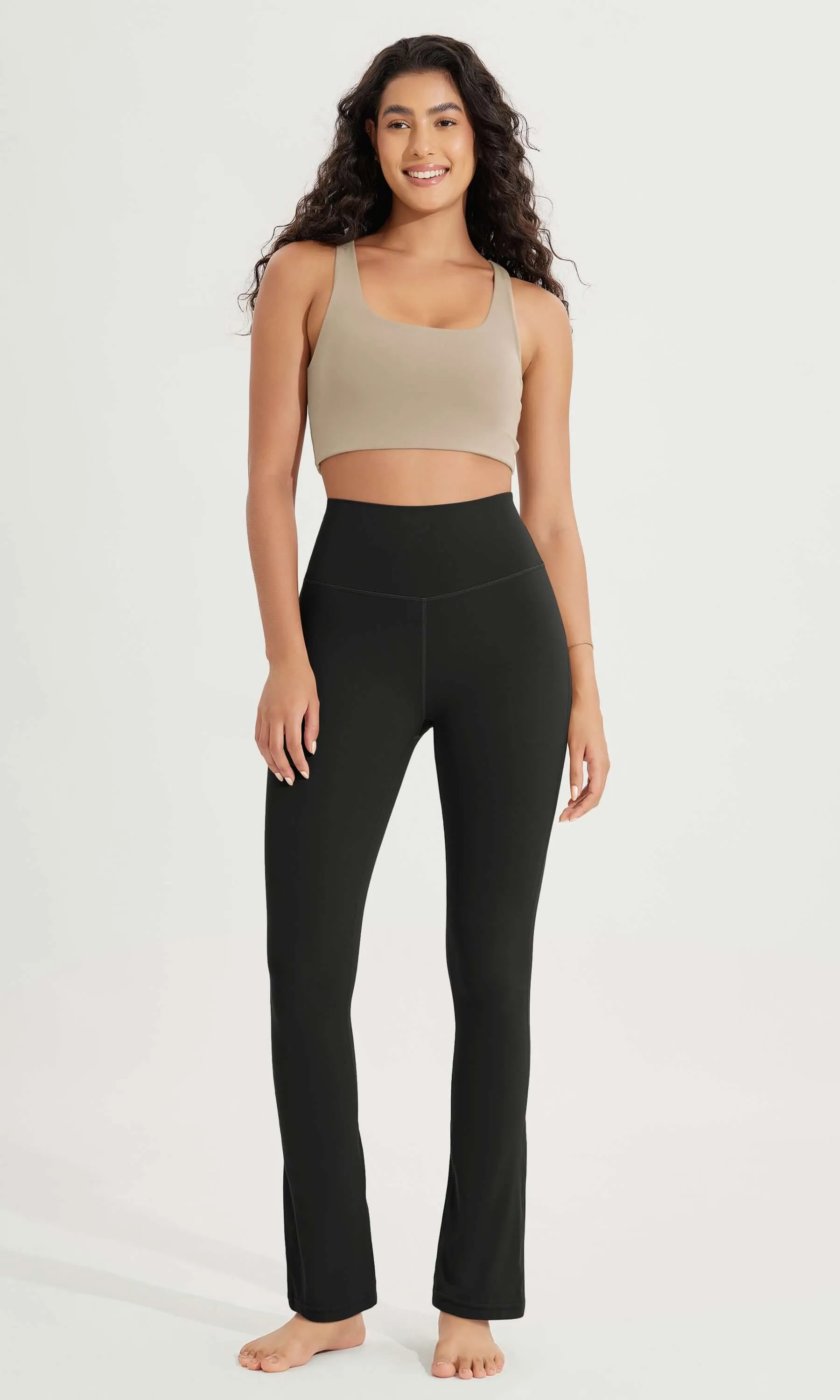 28" High Waist Casual Straight Leg Pants with Back Pocket sold by Ododos product image thumbnail 3