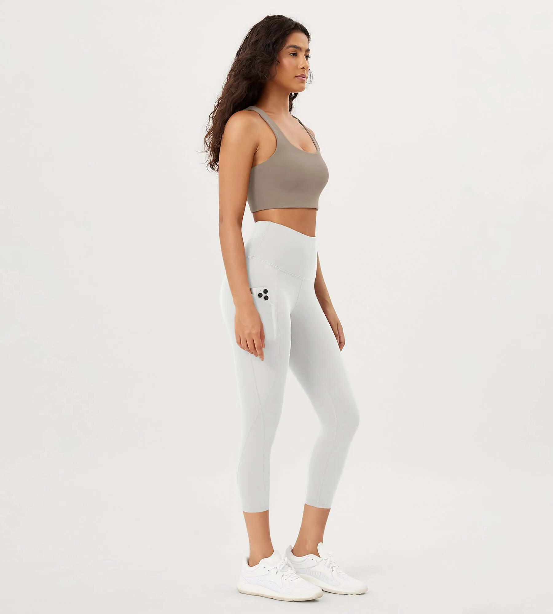23” High Waisted Tummy Control Through Athletic Yoga Leggings with Pockets sold by Ododos product image thumbnail 4