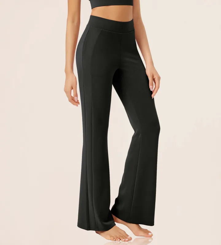 Modal Soft High Waist Casual Flared Pants sold by Ododos