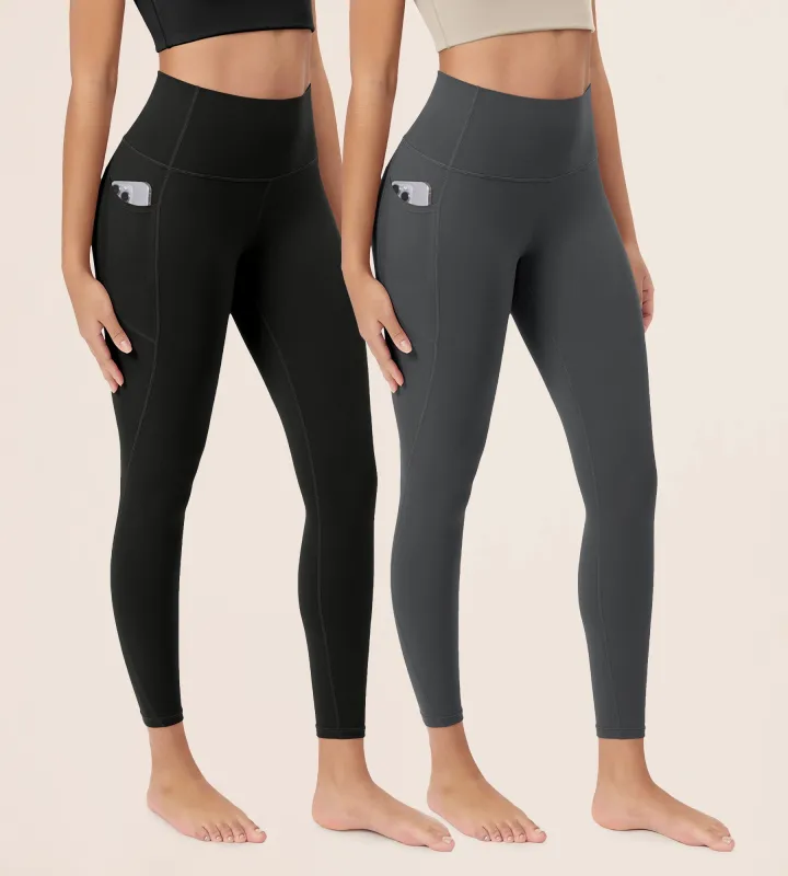 ODCLOUD 2-Pack 25” Buttery Soft Lounge Yoga Leggings with Pockets sold by Ododos