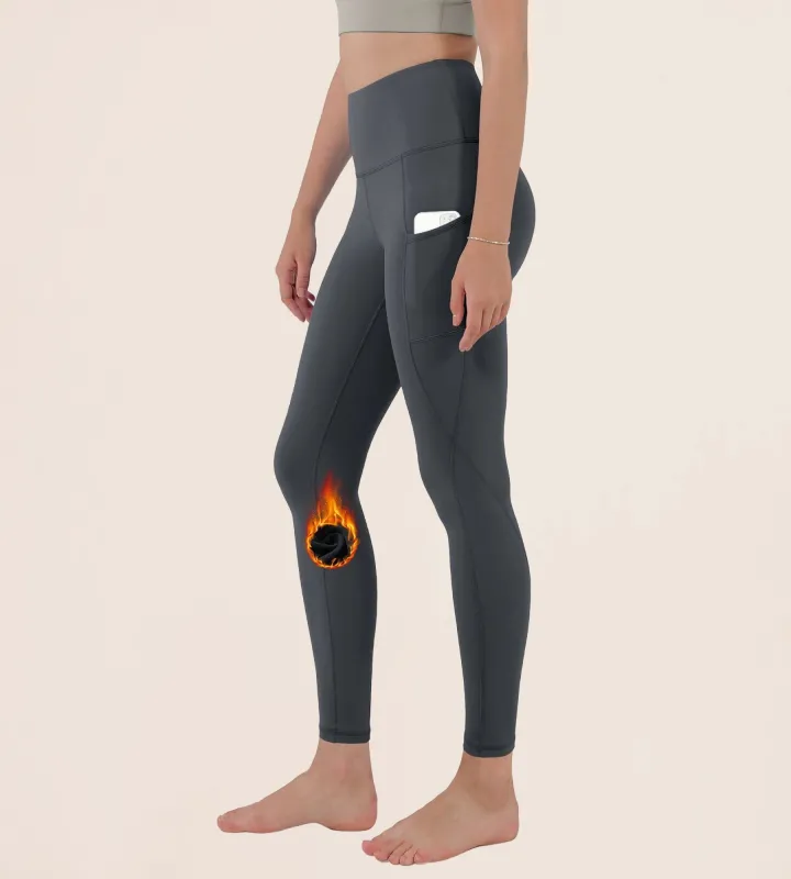 7/8 Fleece Lined Leggings with Pockets sold by Ododos