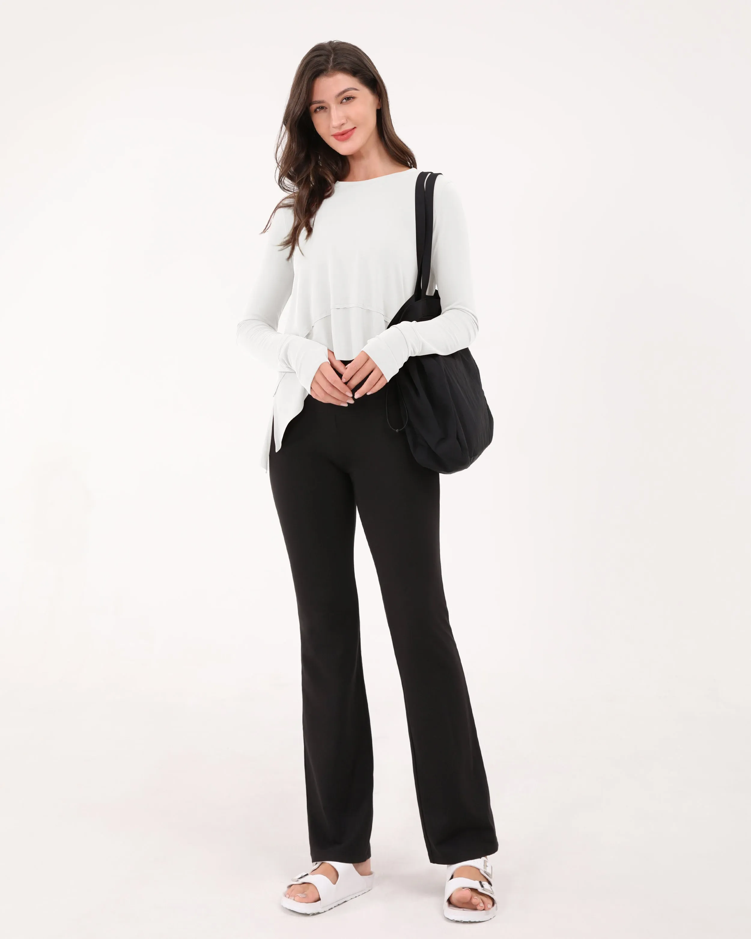 Long Sleeve Gym Yoga Shirts sold by Ododos product image thumbnail 5