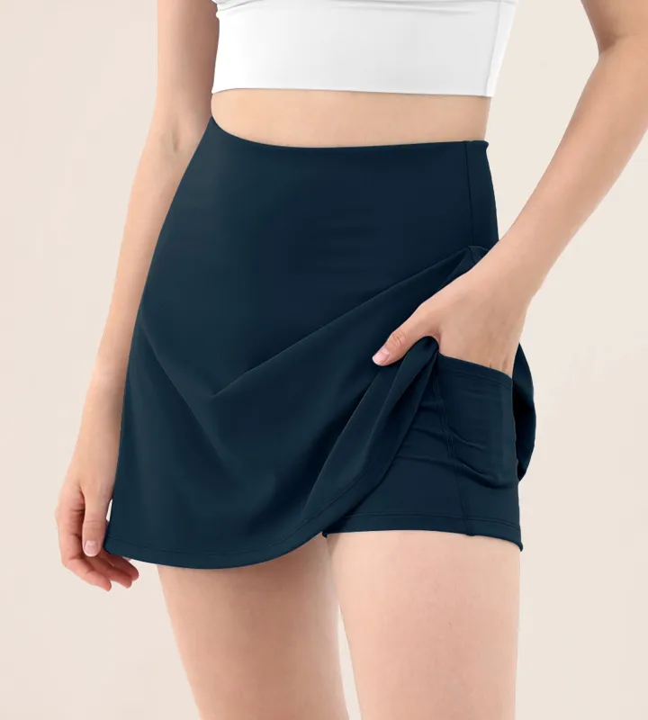High Waist Tennis Skorts with Pockets sold by Ododos