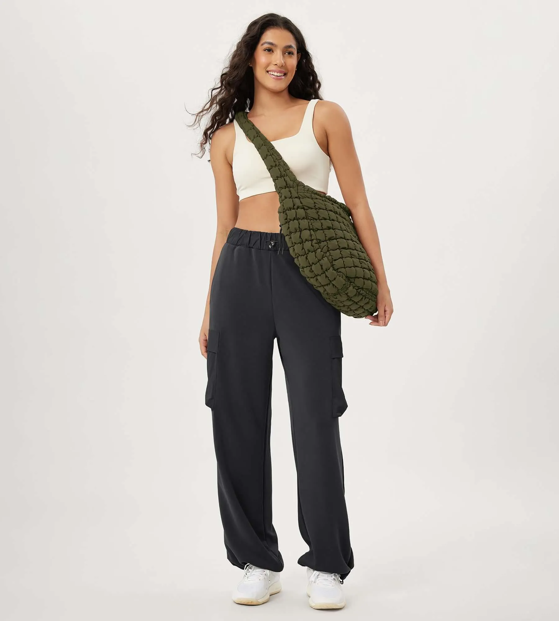 22L Quilted Carryall Crossbody Padding Bag sold by Ododos product image thumbnail 3