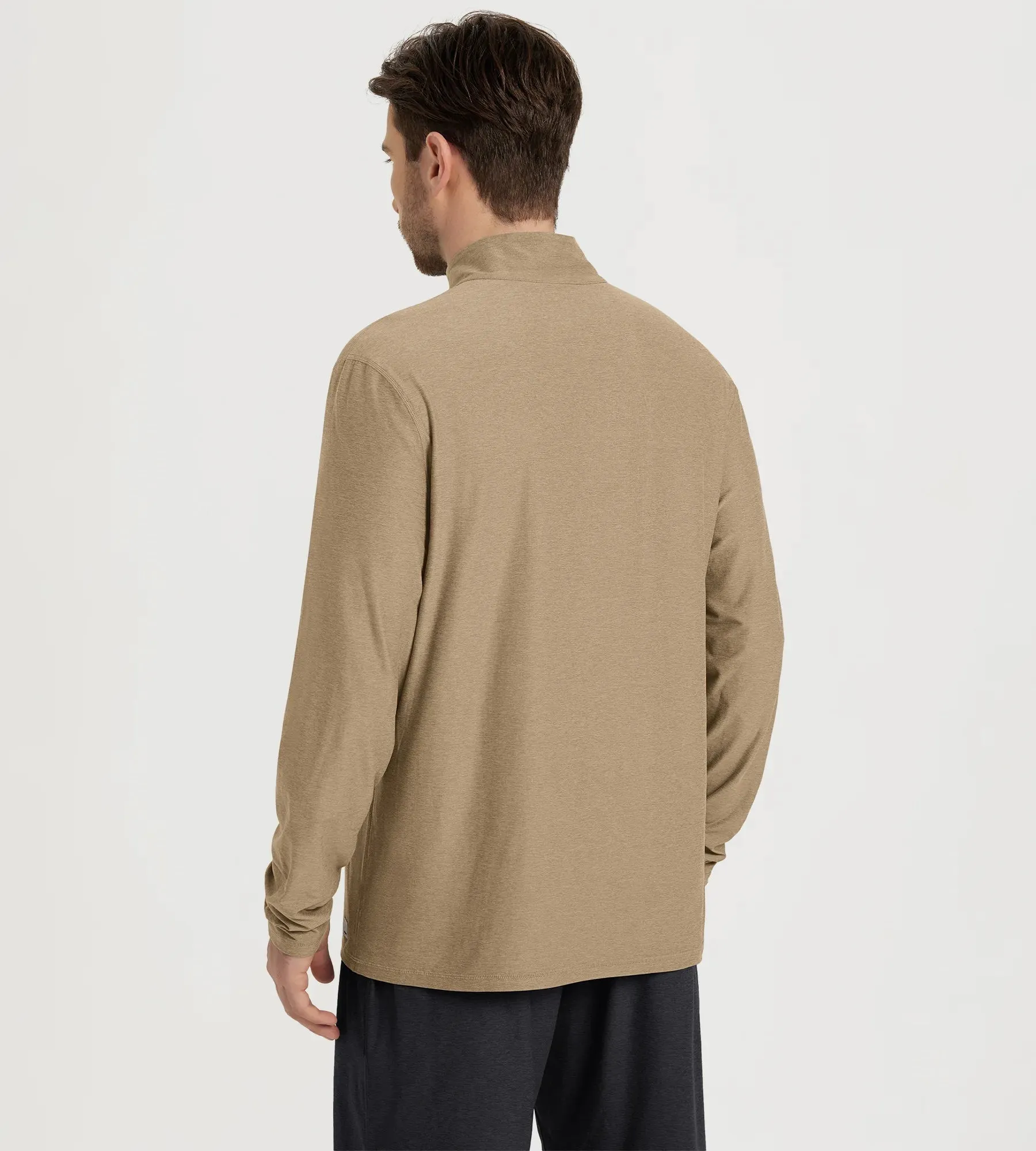 odSTRATUM Men's Half Zip Mock Neck Long Sleeve sold by Ododos product image thumbnail 2