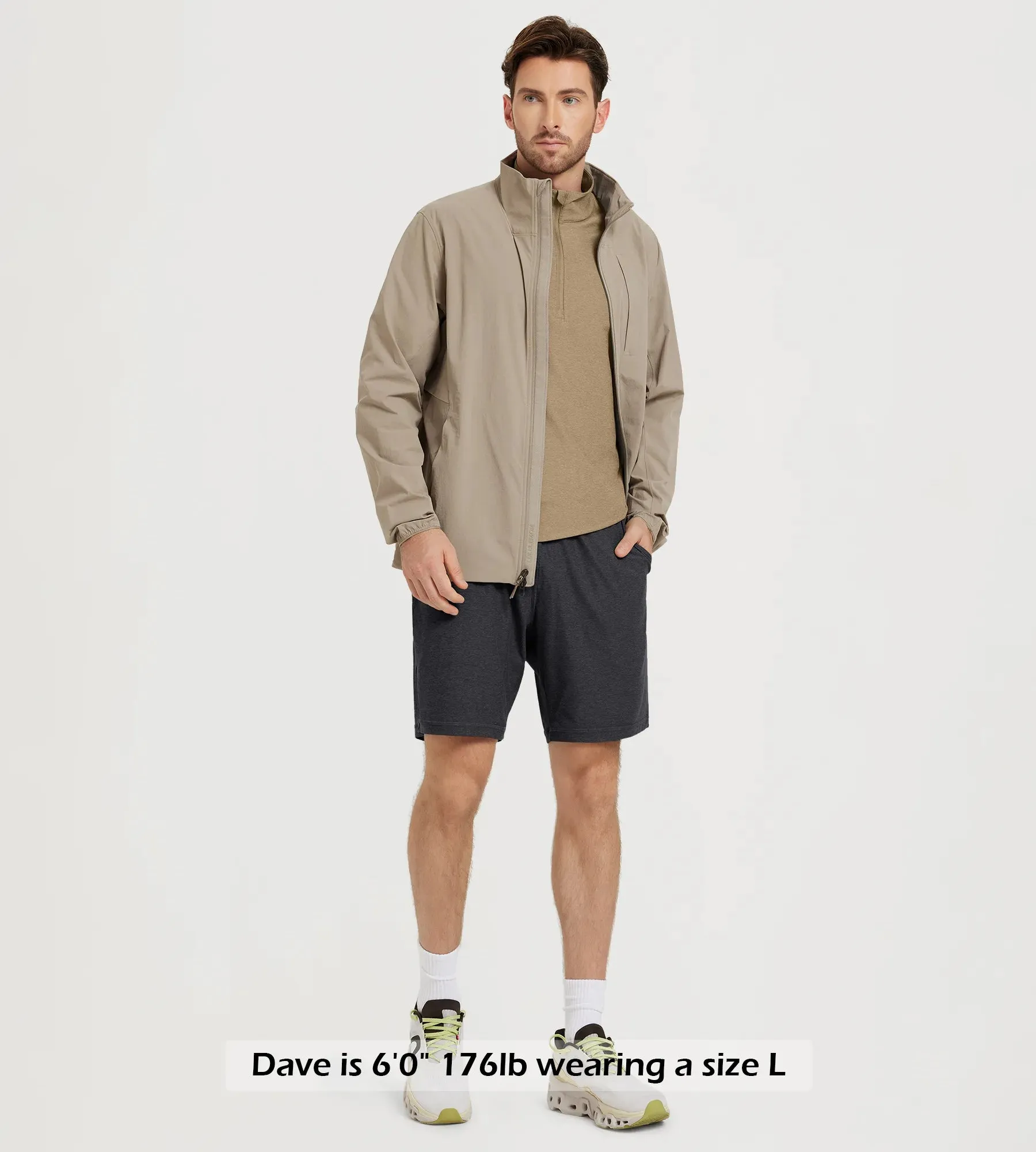 odSTRATUM Men's Half Zip Mock Neck Long Sleeve sold by Ododos product image thumbnail 4