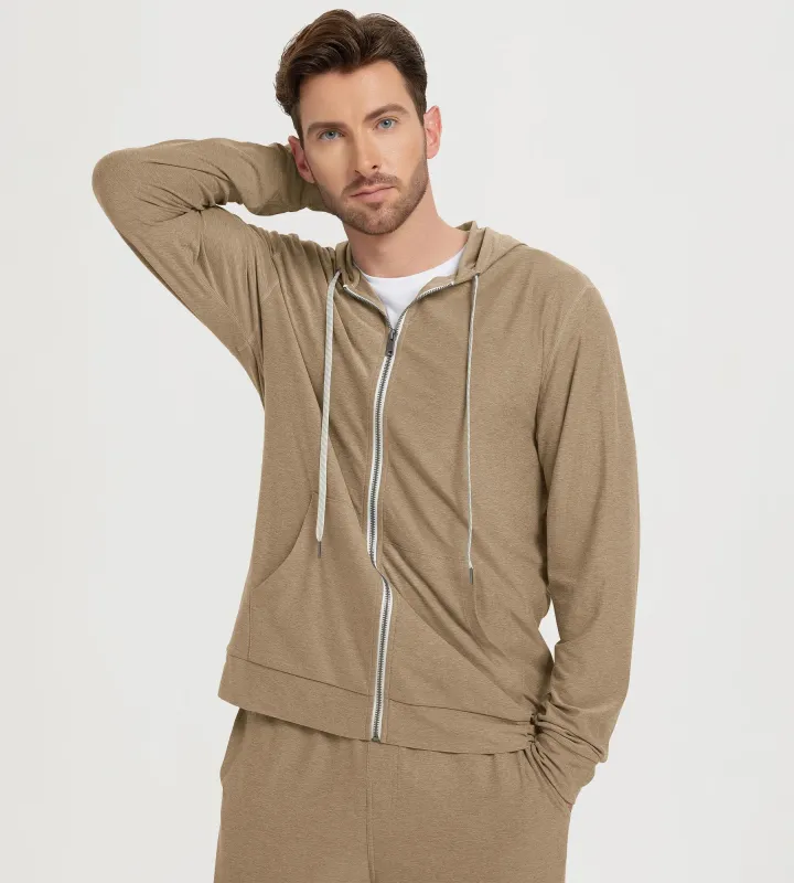 odSTRATUM Men's Full-Zip Hoodie with Pockets made by Ododos