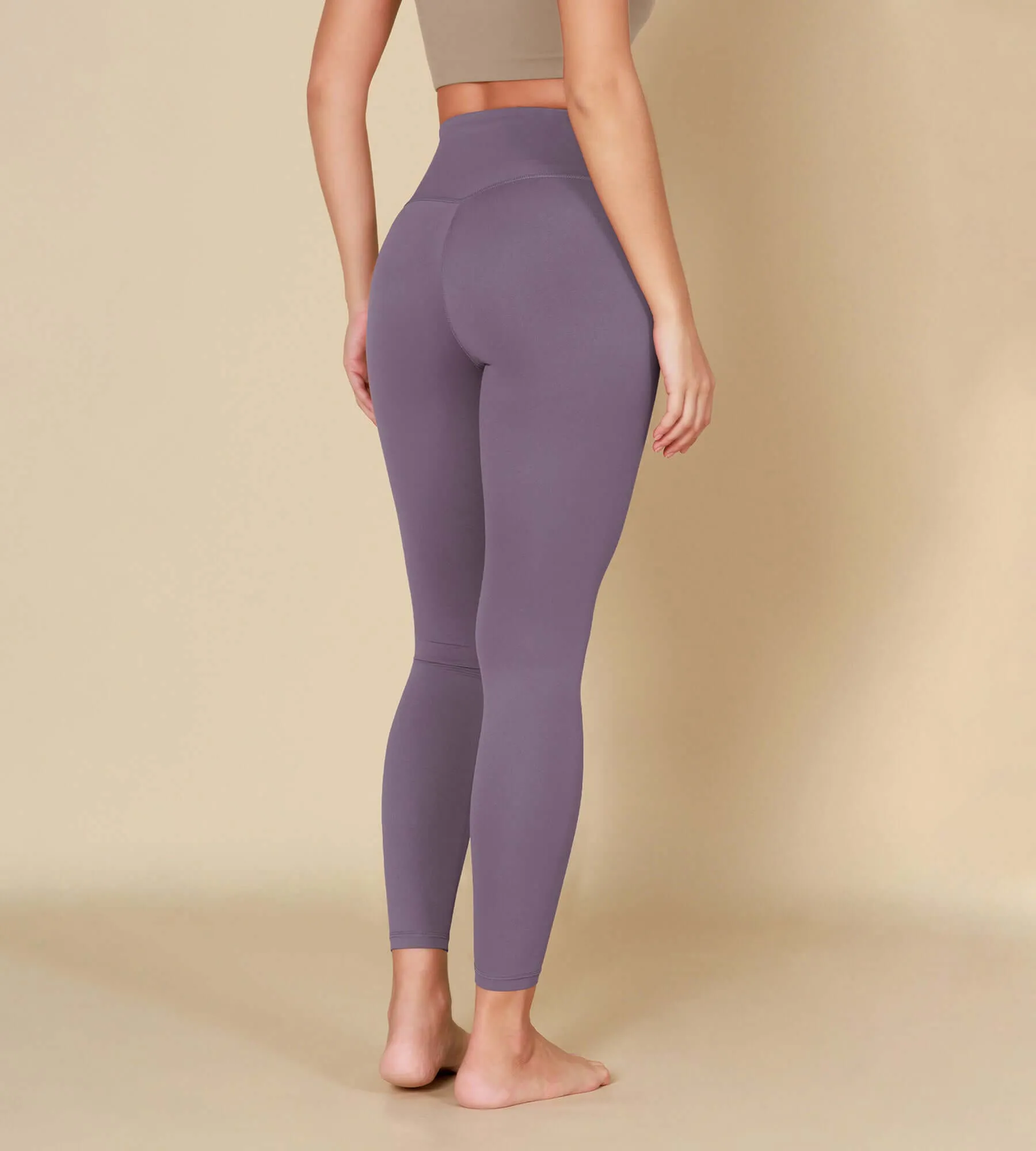 ODCLOUD 7/8 Crossover Leggings with Back Pocket sold by Ododos product image thumbnail 3