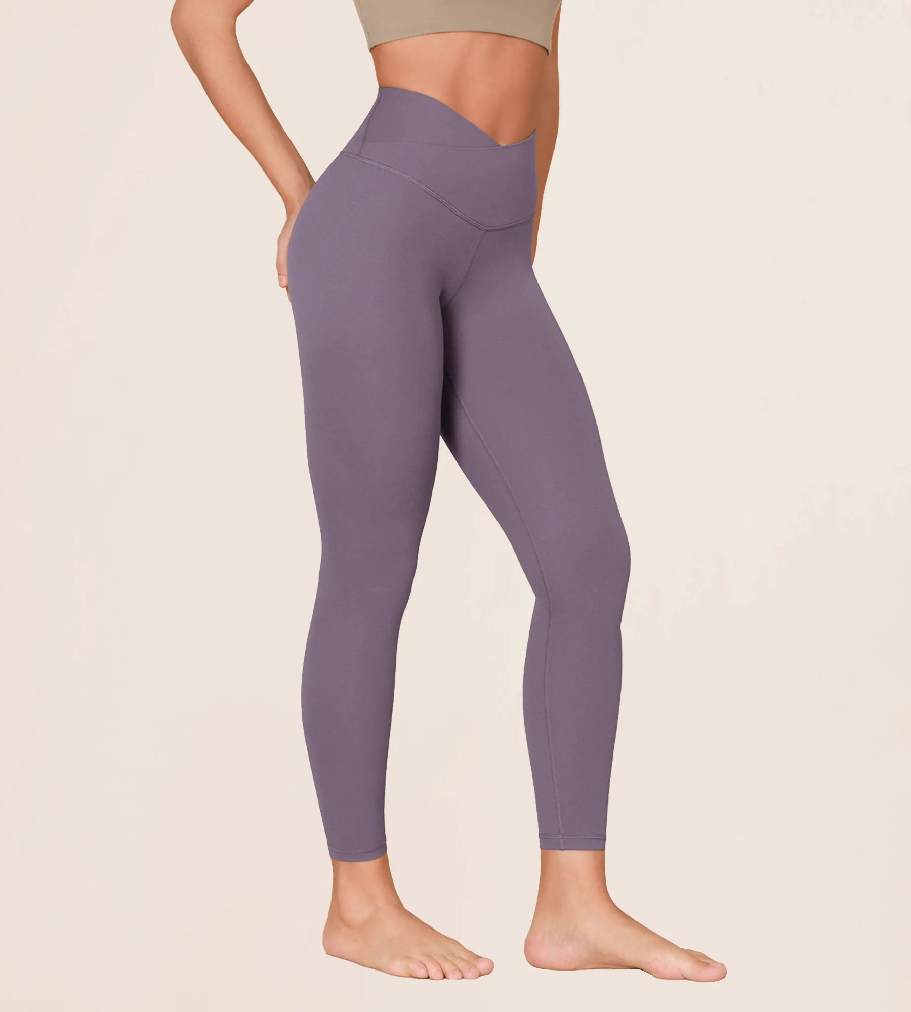 ODCLOUD 7/8 Crossover Leggings with Back Pocket sold by Ododos