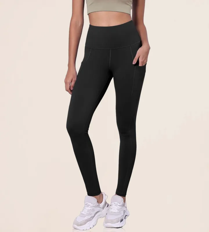 28" Fleece Lined Leggings with Pockets sold by Ododos