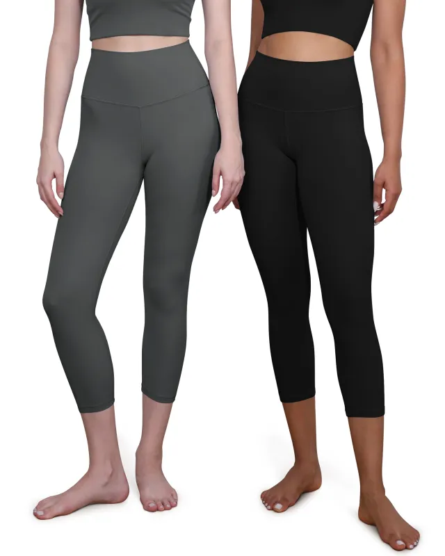 ODCLOUD 2-Pack 19" High Waist Yoga Capris sold by Ododos