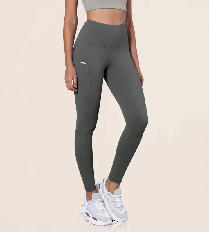 28" High Waisted Yoga Leggings with Pockets sold by Ododos