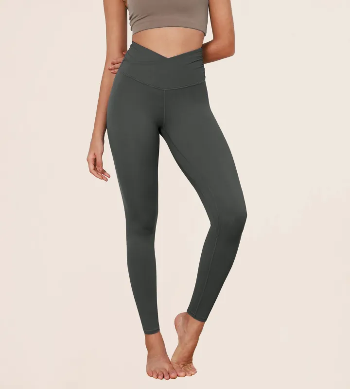 28" Cross Waist Sports Gym Yoga Leggings sold by Ododos