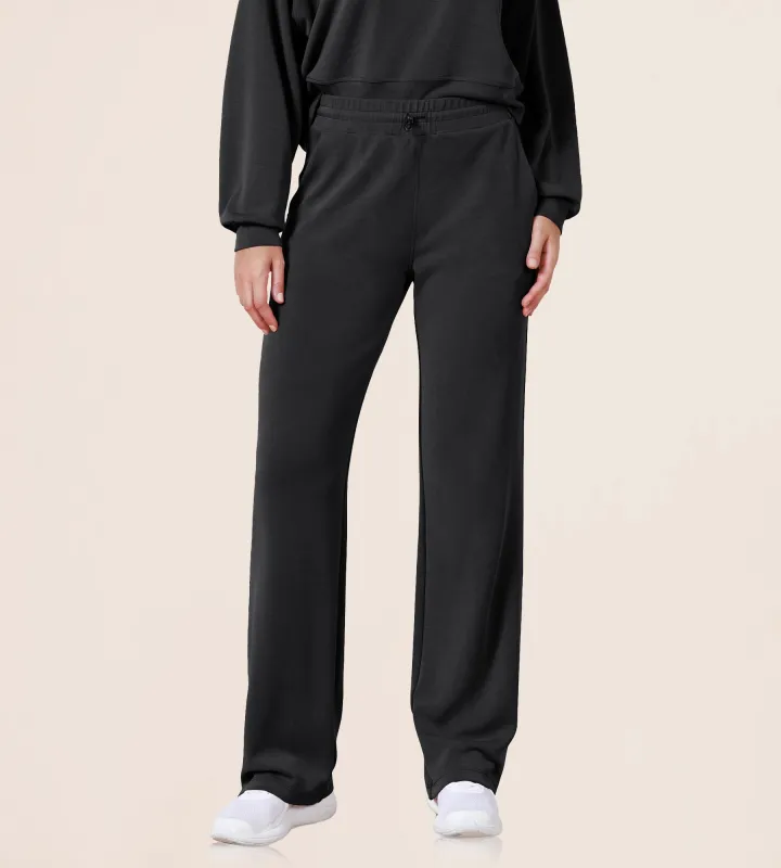 29" Adjustable Shockcord High Waist Casual Lounge Pants with Pockets made by Ododos