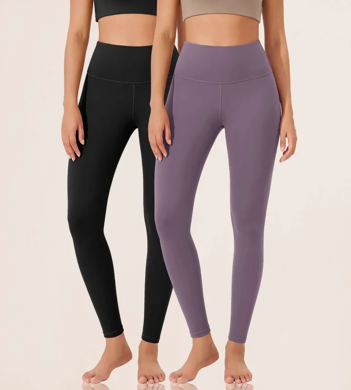 ODLEX 2-Pack 28" High Waist Workout Tummy Control Atheltic Leggings sold by Ododos