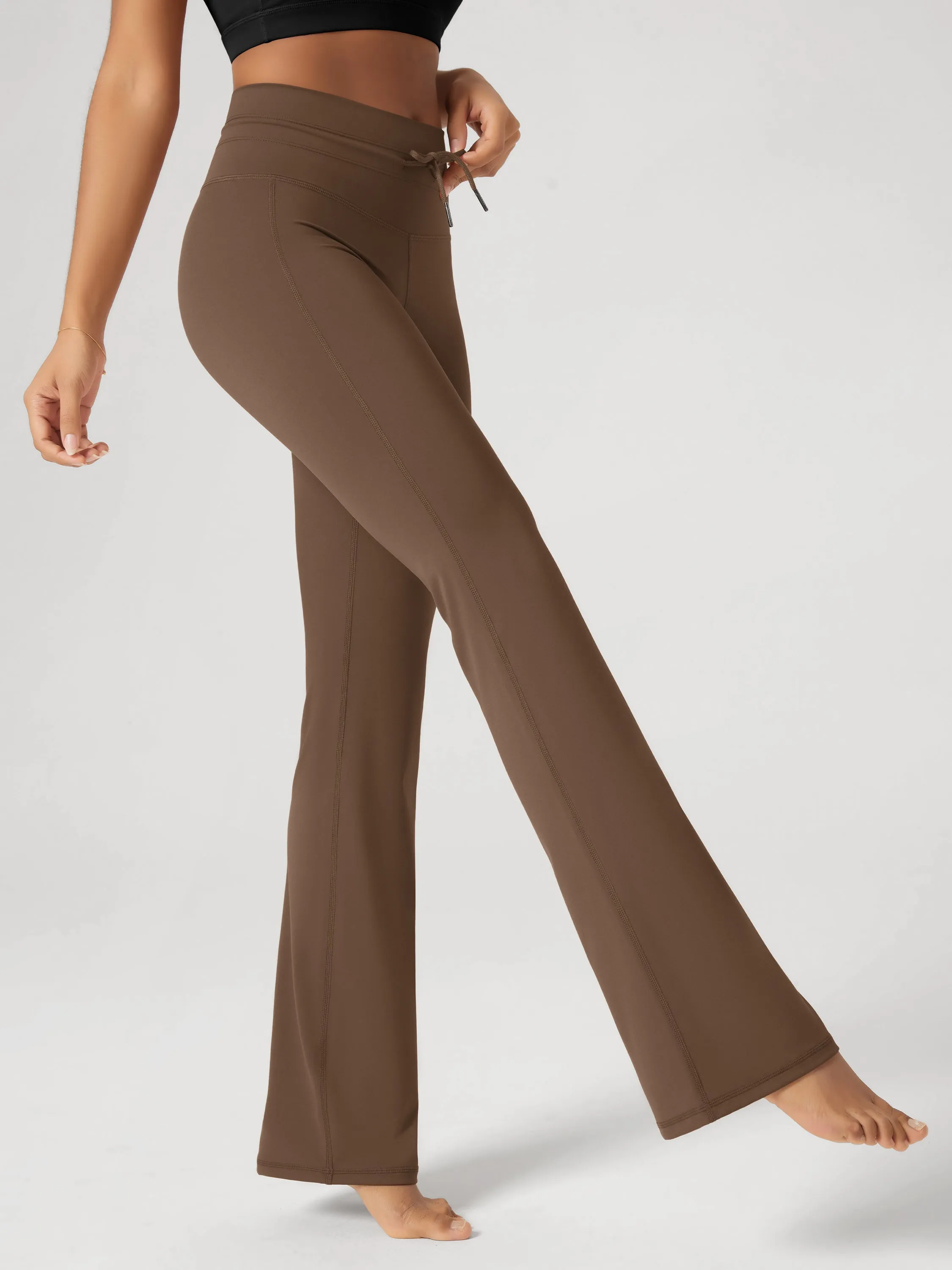 30" Drawstring Tie Flared Pants sold by Ododos product image thumbnail 2