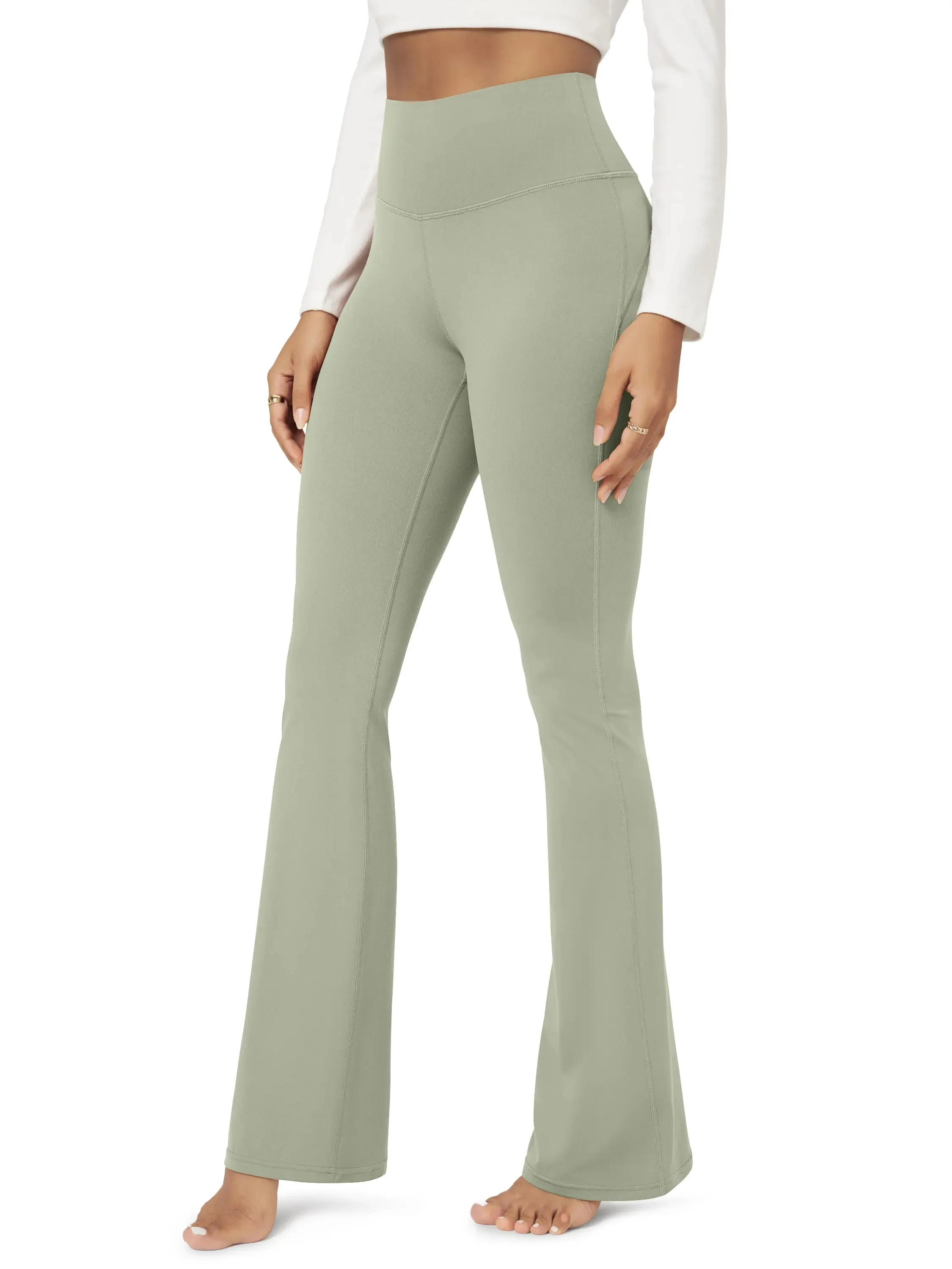 ODCLOUD 32" Flared Bootleg Yoga Pants sold by Ododos