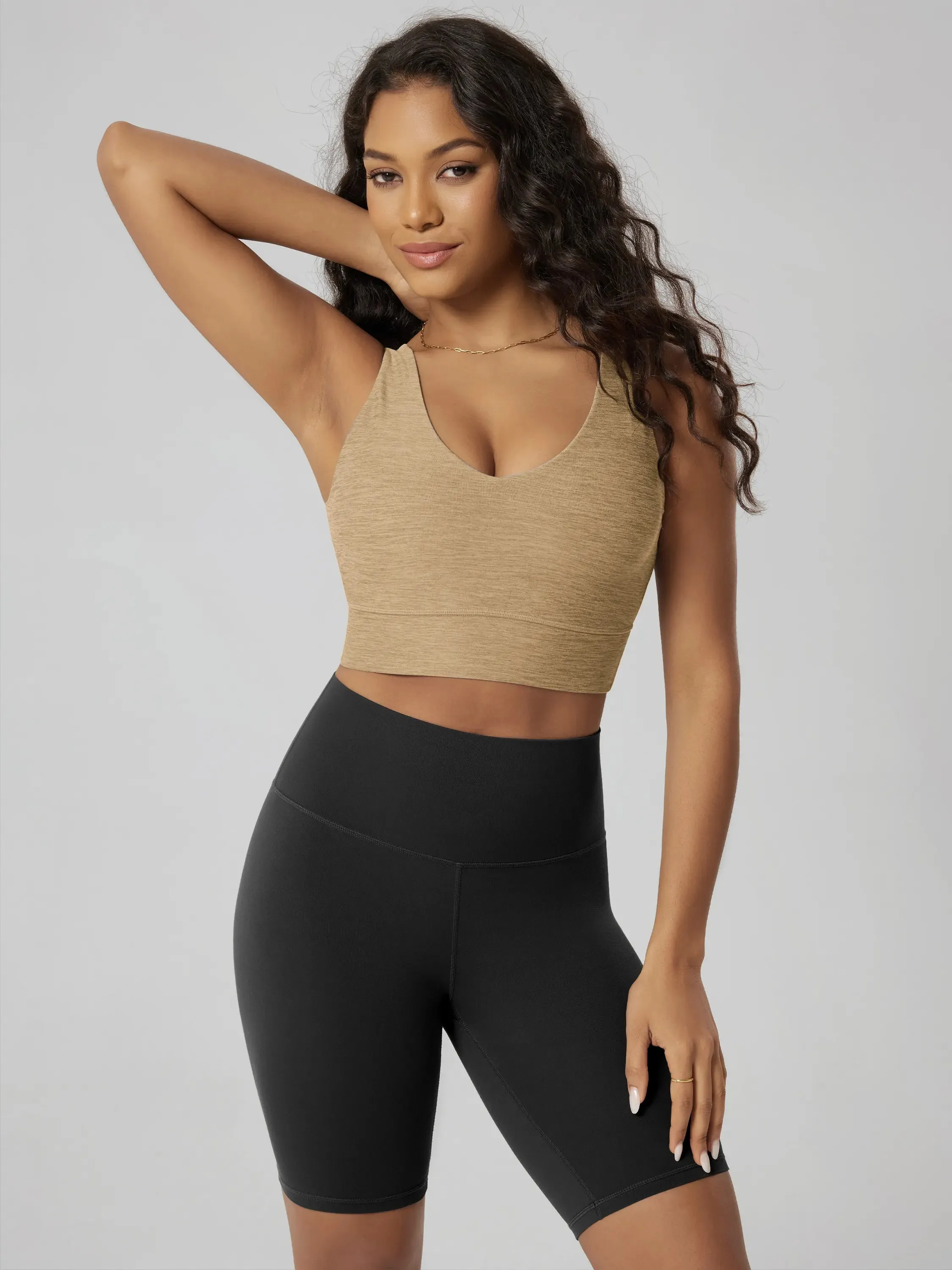 odSTRATUM Longline U-Back Sports Bra with Removable Pads sold by Ododos product image thumbnail 4