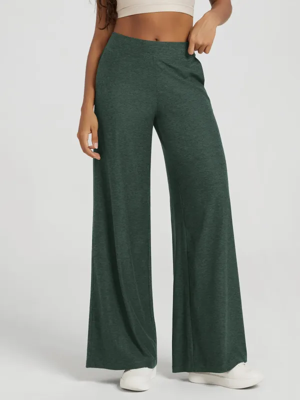 31" odSTRATUM Tech Women's Extra Wide Leg Pants with Pockets made by Ododos