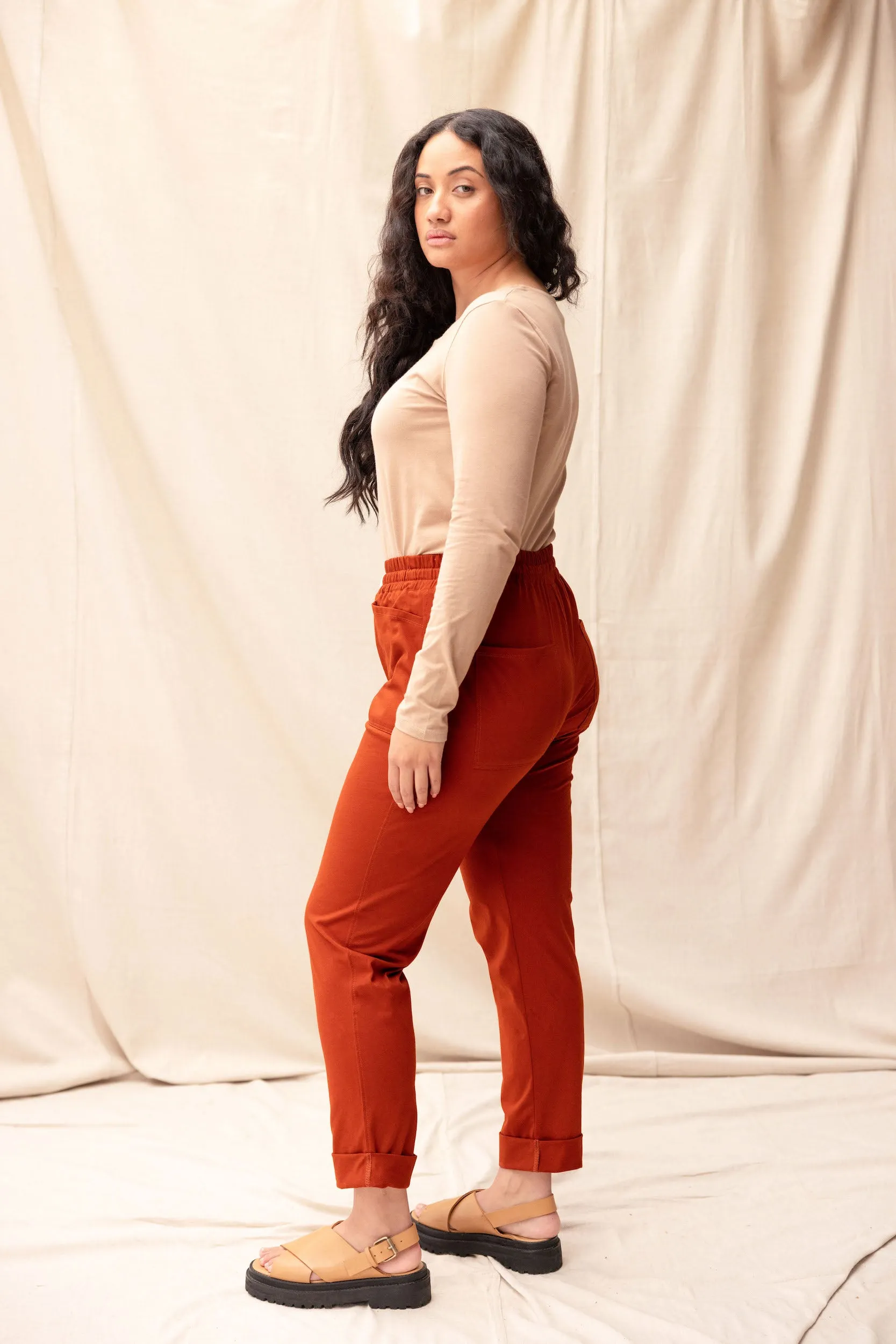 Travel Pant | Chestnut sold by ReCreate product image thumbnail 3