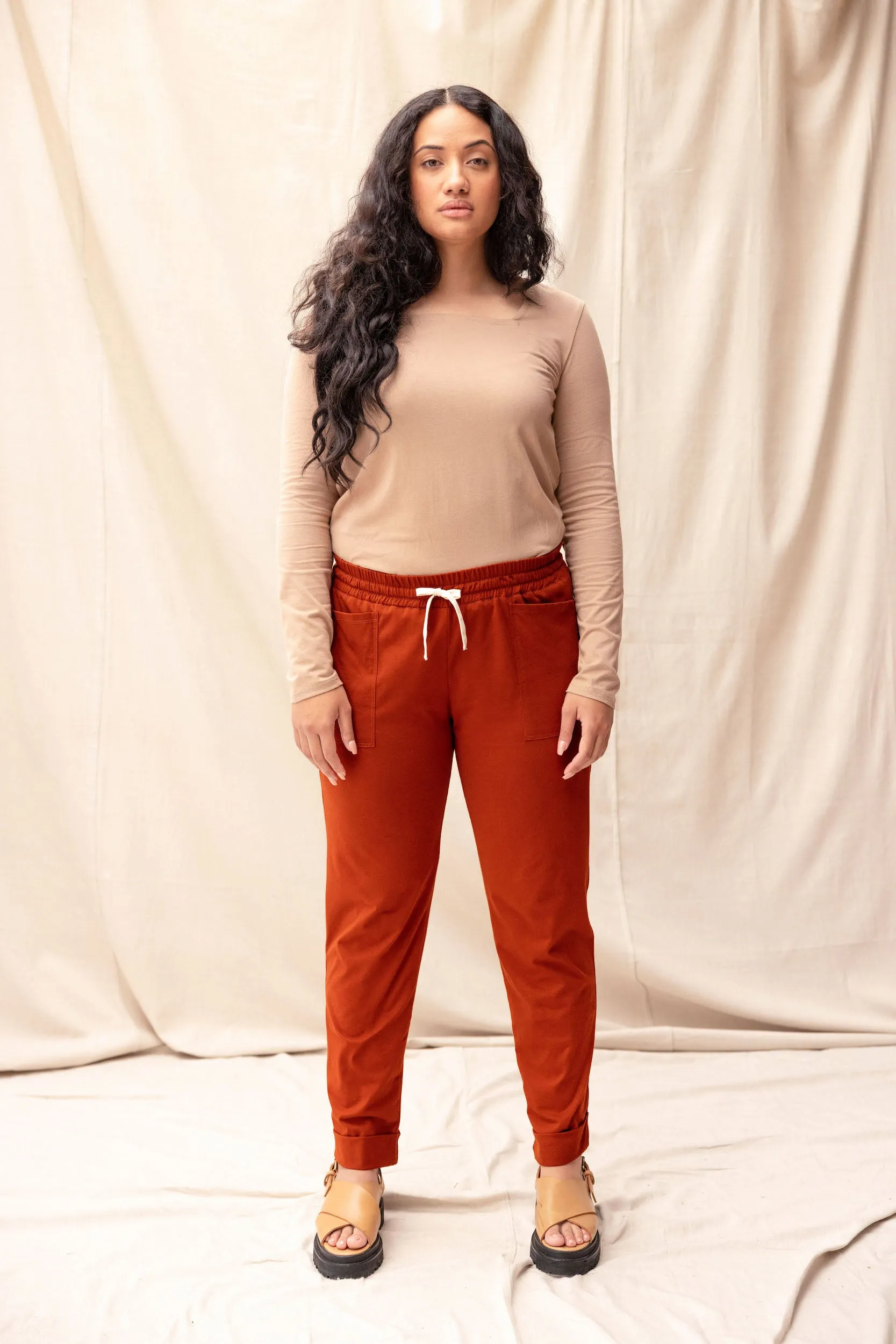 Travel Pant | Chestnut sold by ReCreate product image thumbnail 2