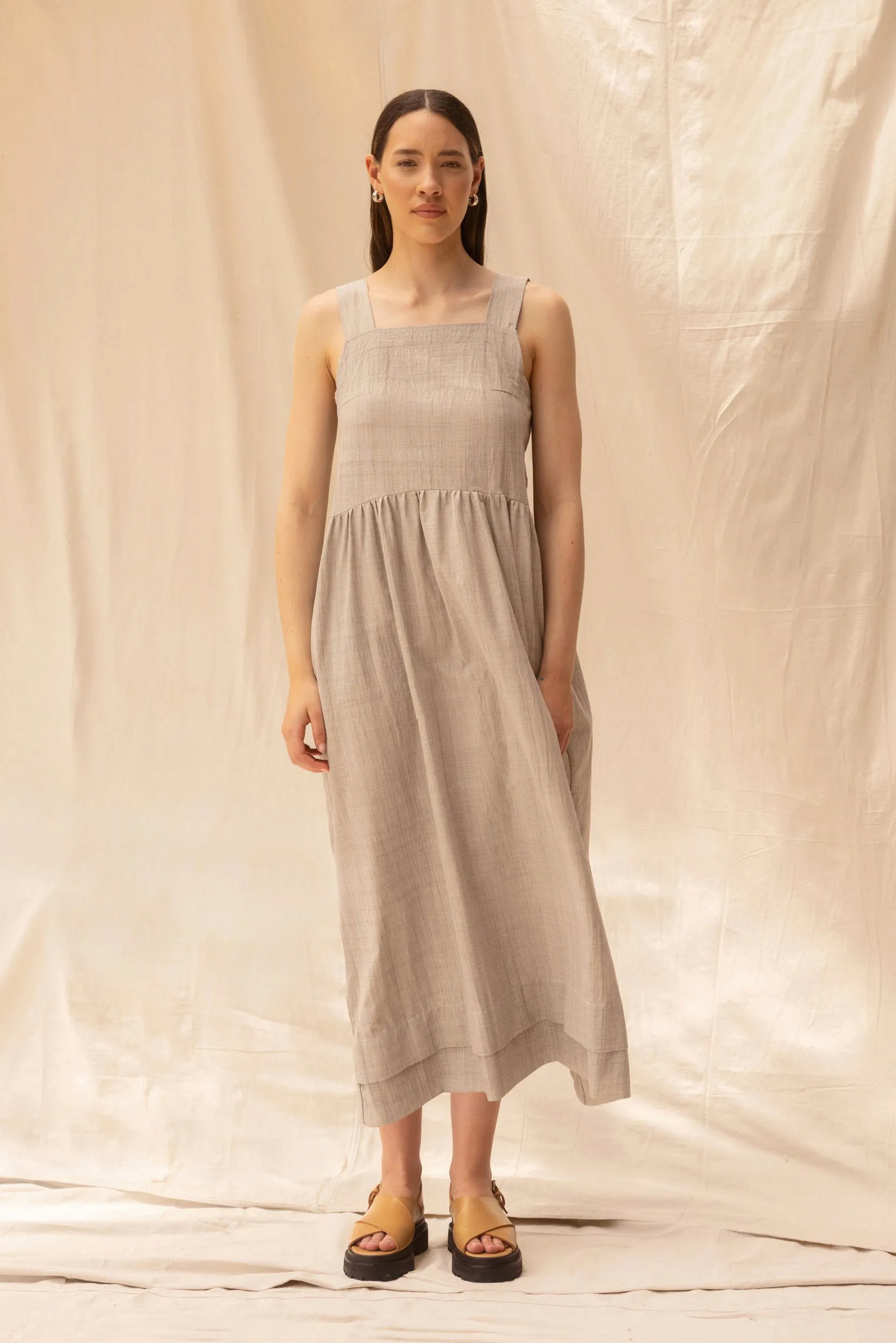 Ash Dress | Pebble (XS only) sold by ReCreate