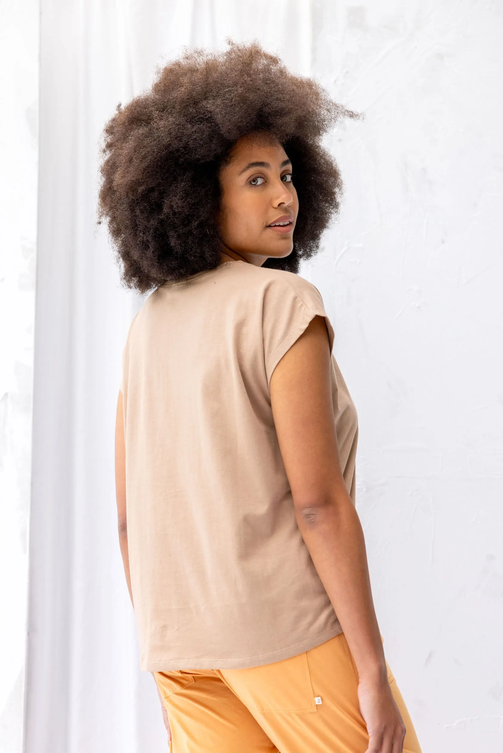 Tuesday Tee | Clay sold by ReCreate product image thumbnail 3