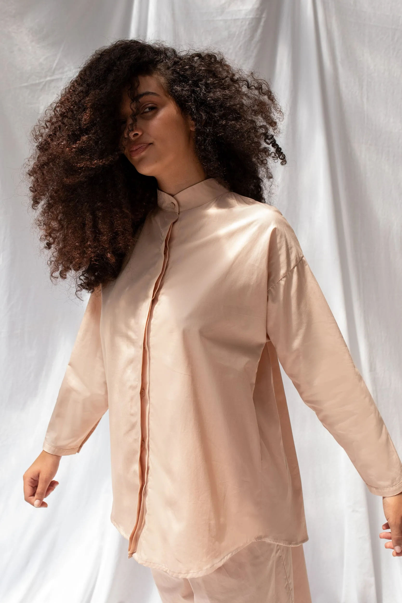 Nikau Shirt | Blush sold by ReCreate product image thumbnail 4