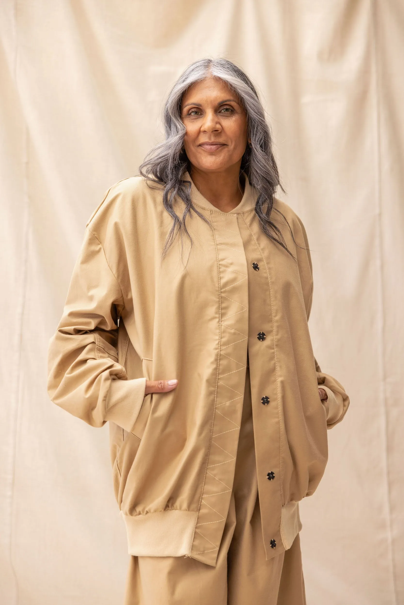 Midi Jacket | Tan sold by ReCreate