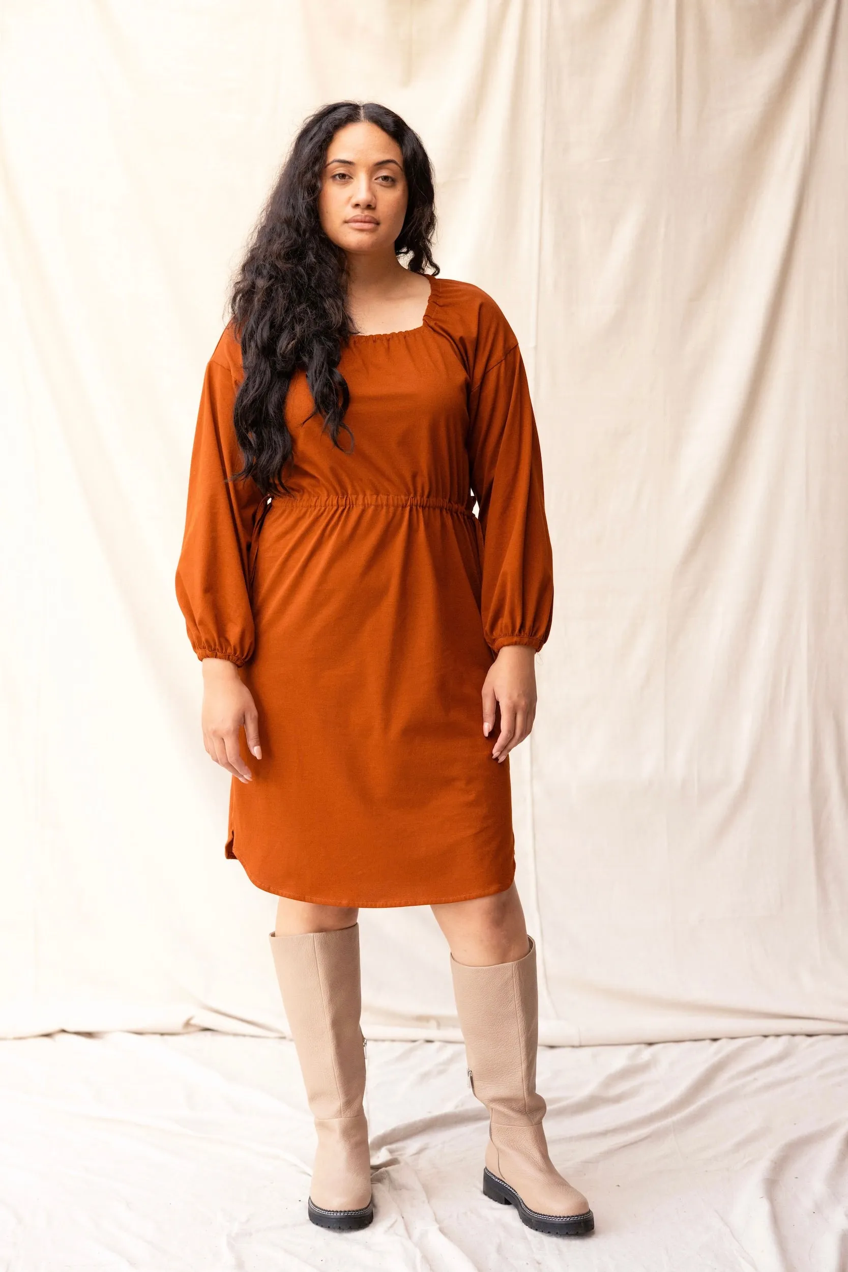 Rose Dress | Chestnut sold by ReCreate
