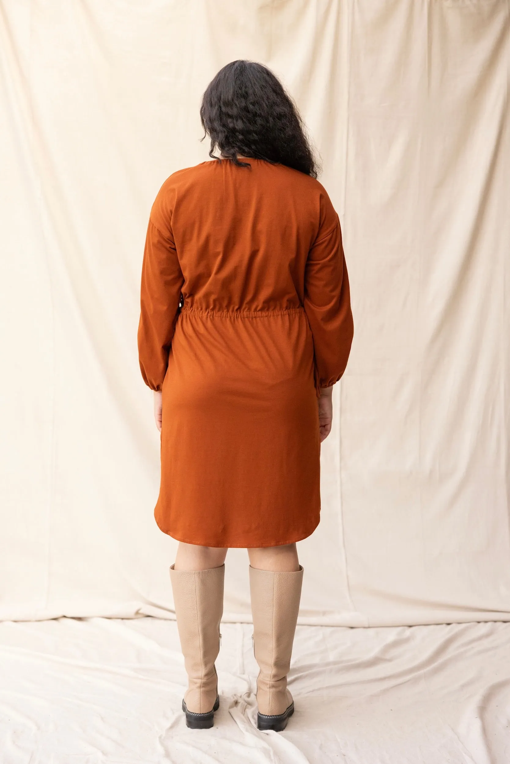 Rose Dress | Chestnut sold by ReCreate product image thumbnail 3