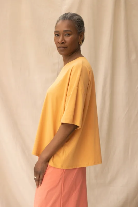 Joy Tee | Cantaloupe (M only) sold by ReCreate