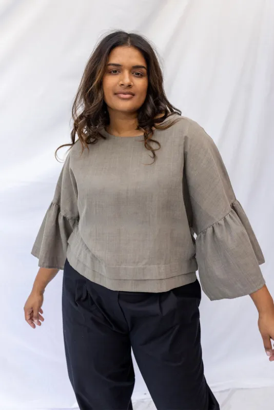 Sunday Top | Charcoal (M only) sold by ReCreate