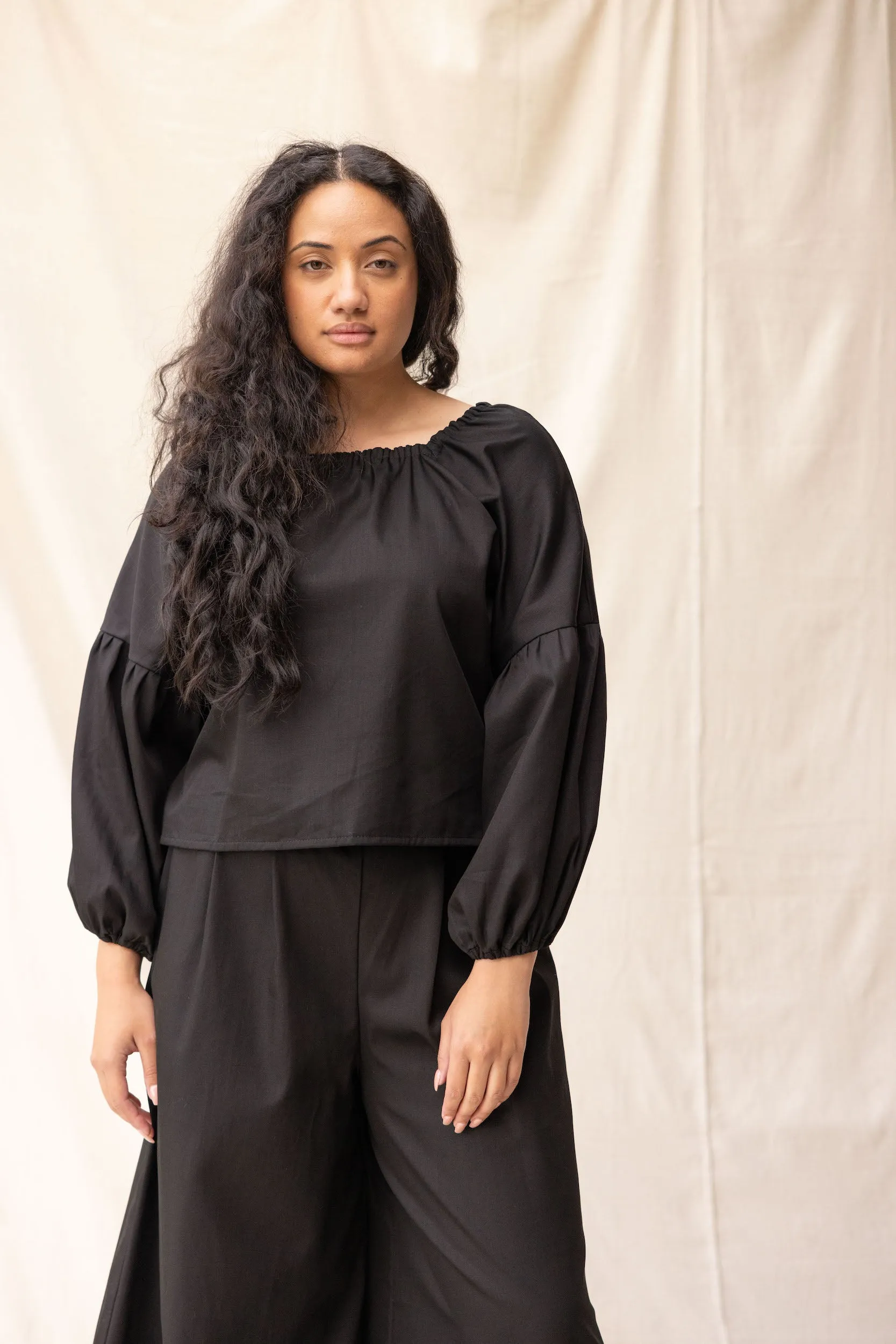 Mahina Denim Top | Black sold by ReCreate product image thumbnail 4