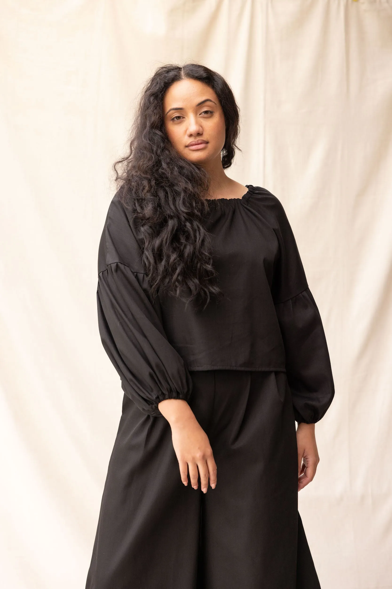 Mahina Denim Top | Black sold by ReCreate product image thumbnail 2