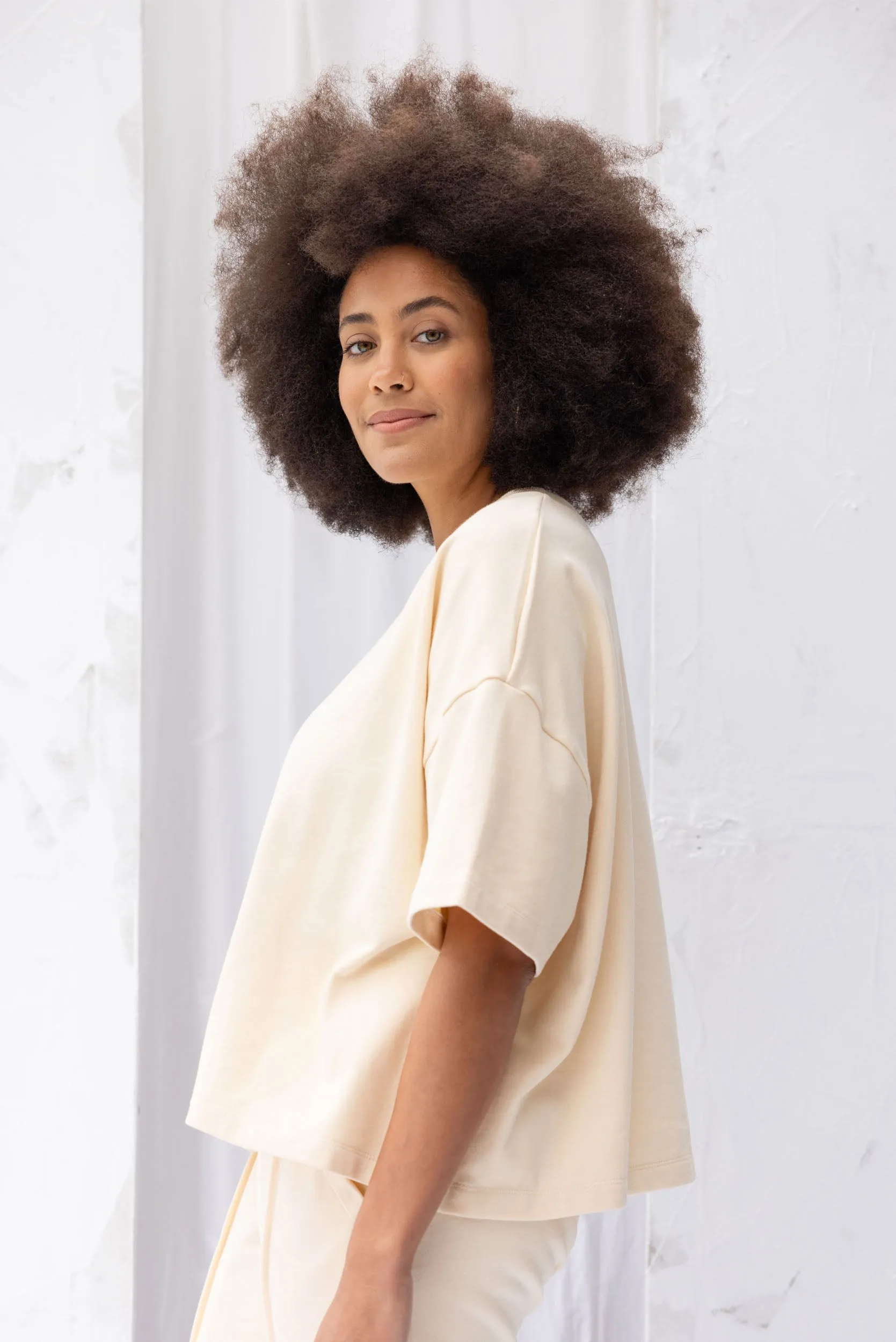 Joy Sweatshirt Tee | Natural sold by ReCreate product image thumbnail 2