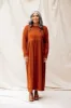 Fennel Dress | Chestnut sold by ReCreate