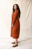Fennel Dress | Chestnut sold by ReCreate