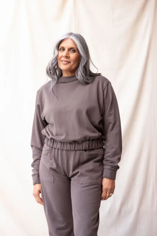 Ivy Sweatshirt | Charcoal sold by ReCreate