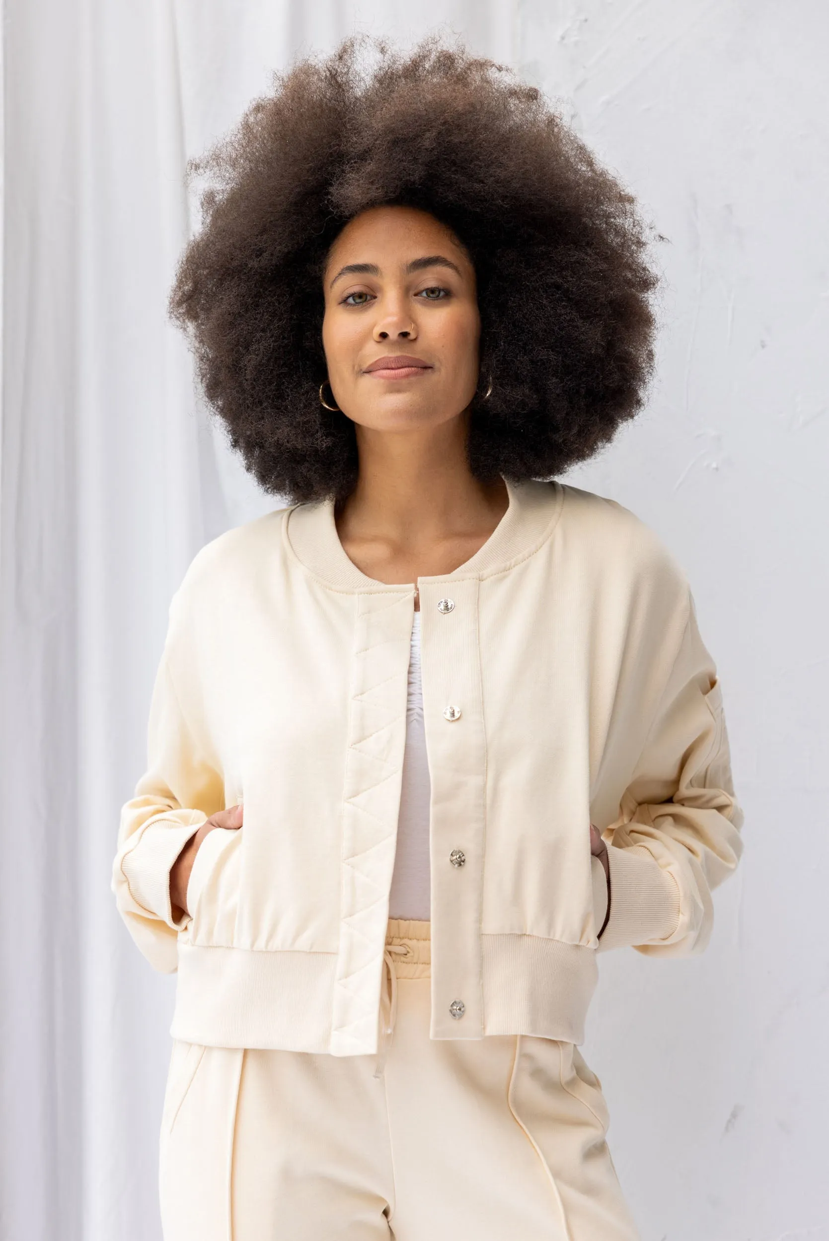 Dylan Jacket | Natural sold by ReCreate