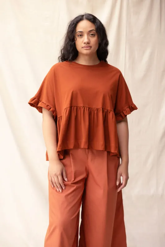 Cascade Top | Chestnut sold by ReCreate