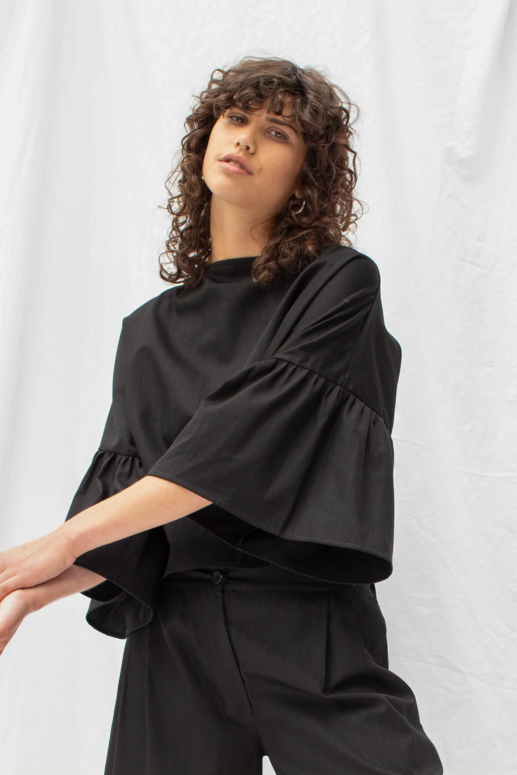 Friday Denim Top | Black sold by ReCreate product image thumbnail 4