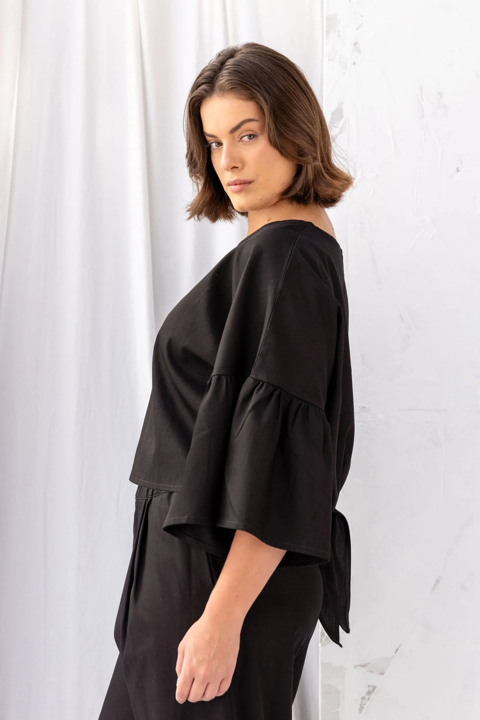 Friday Denim Top | Black sold by ReCreate product image thumbnail 3