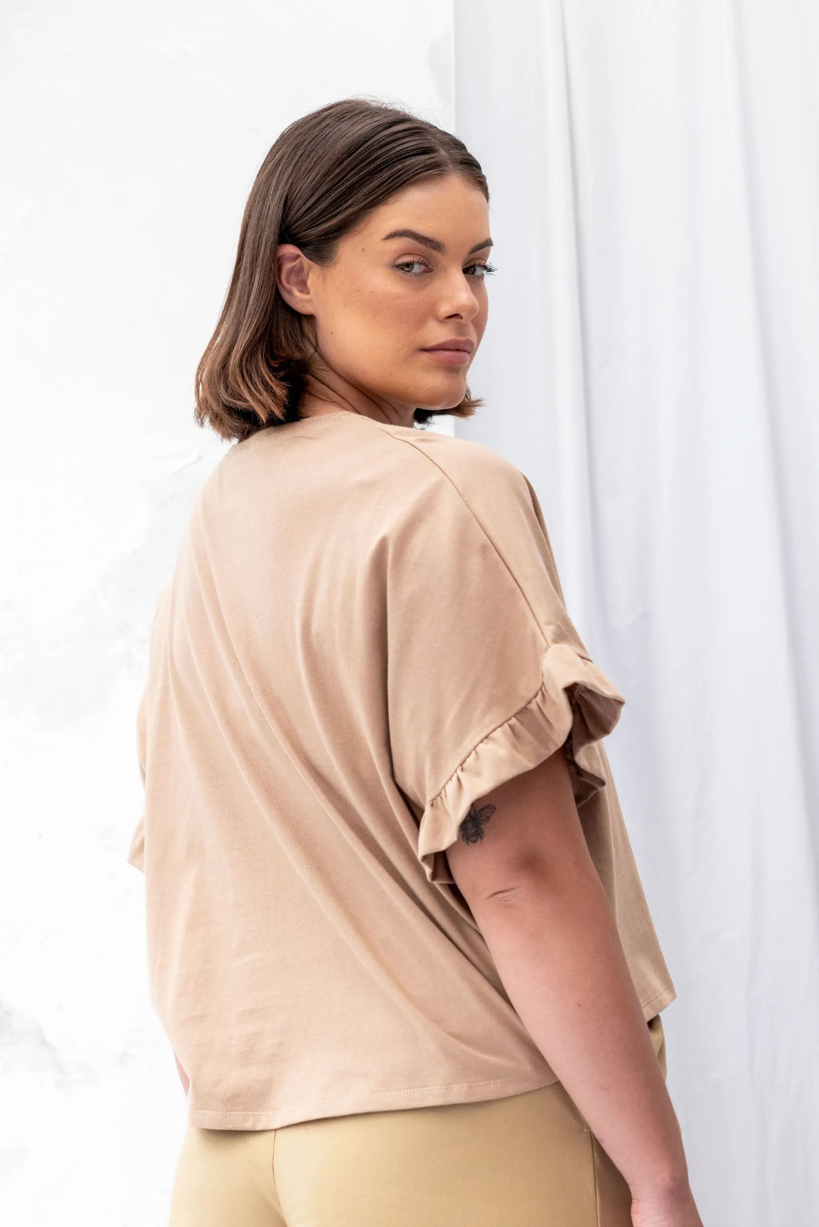 Ripple Tee | Clay sold by ReCreate product image thumbnail 3