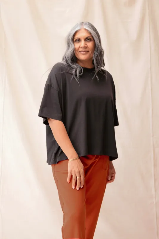 Joy Tee | Black sold by ReCreate